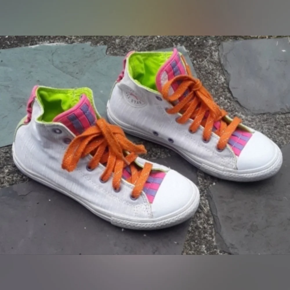 Converse Chuck Taylor's Multi Color High Top Sneakers Size 5